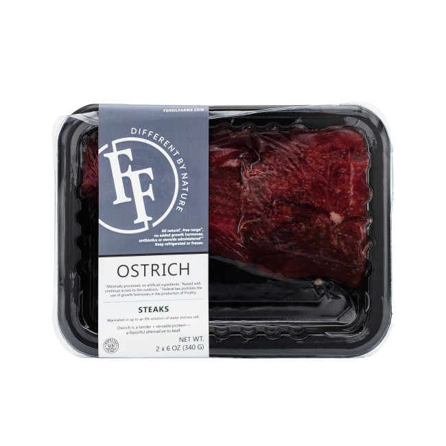 5717 WF PACKAGED Ostrich Steak SPECIALTY