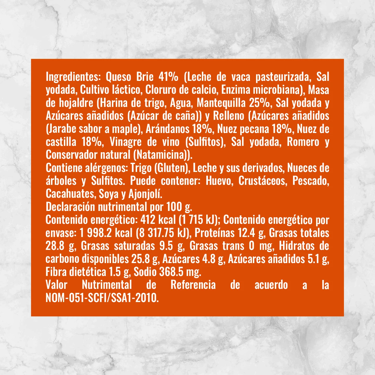82154 QUESO BRIE HOJALDRADO Info nutrimental (2)