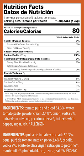 9914 NFT Flora Homestyle Vodka Sauce