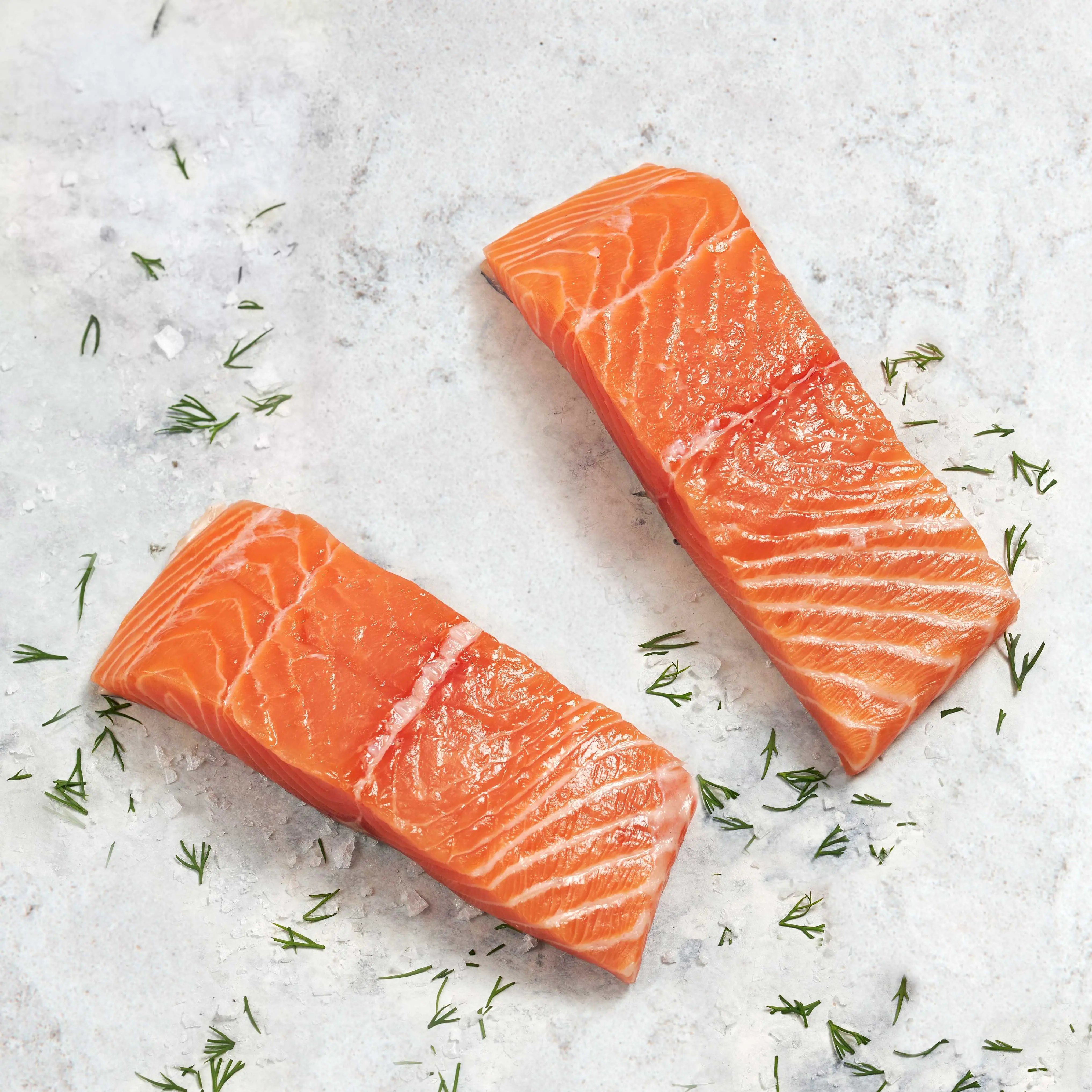 WFC 5034 5266 Seafood Salmon AtlanticSkinless Portions Raw