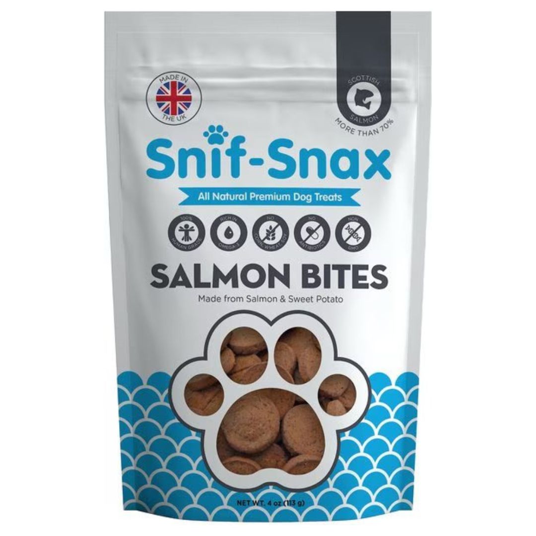 Pet Treats Salmon Bites 4oz | Wild Fork Foods
