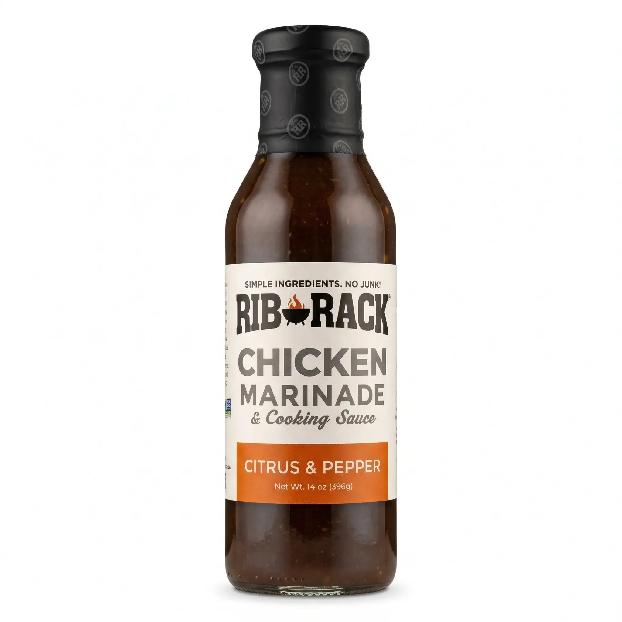 9321 - Rib Rack Sauce Marinade Chckn 14oz - FRONT