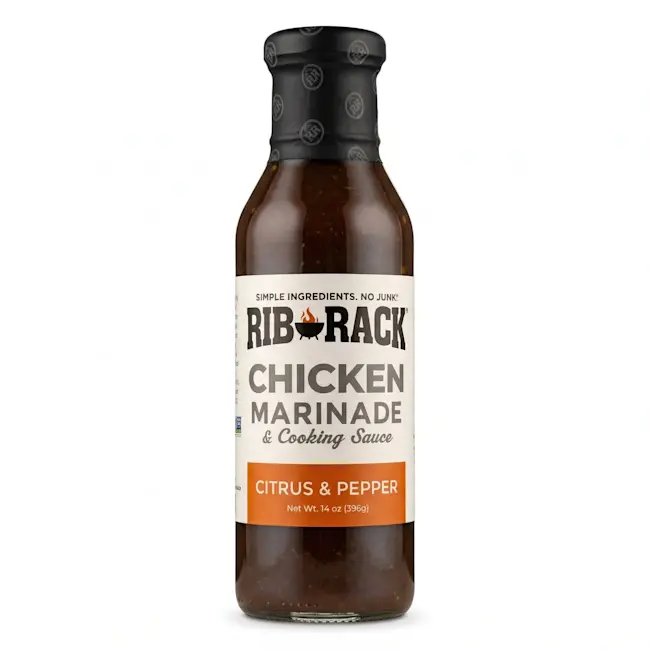 9321 - Rib Rack Sauce Marinade Chckn 14oz - FRONT