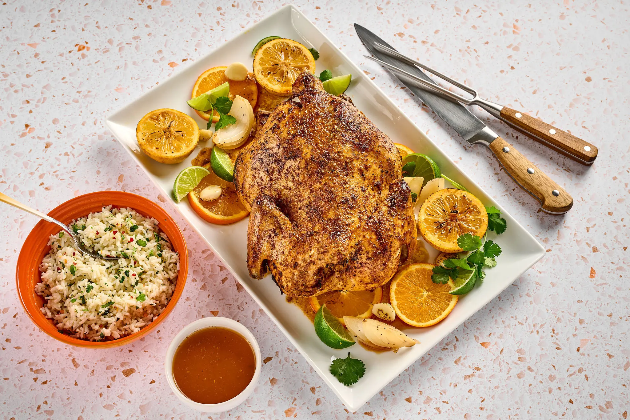 4527 COOKED Mojo Whole Chicken