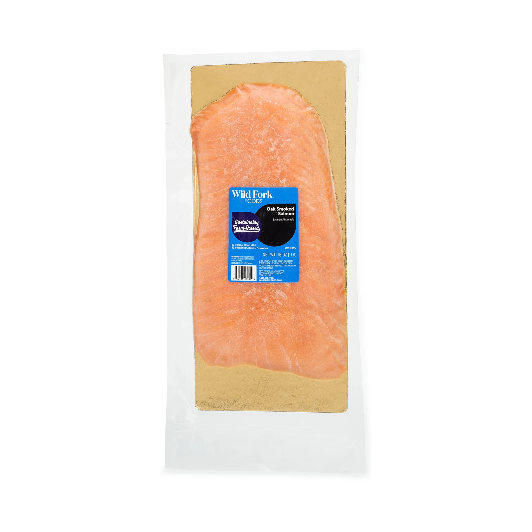 6101 WF PACKAGED Original Oak Smoked Salmon Seafood