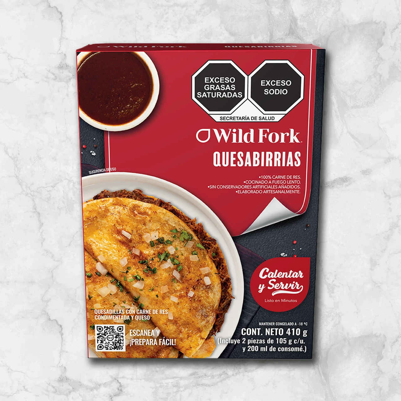 82054 WFMex Packaged QUESABIRRIA CON JUGO WF g Platillos Listos