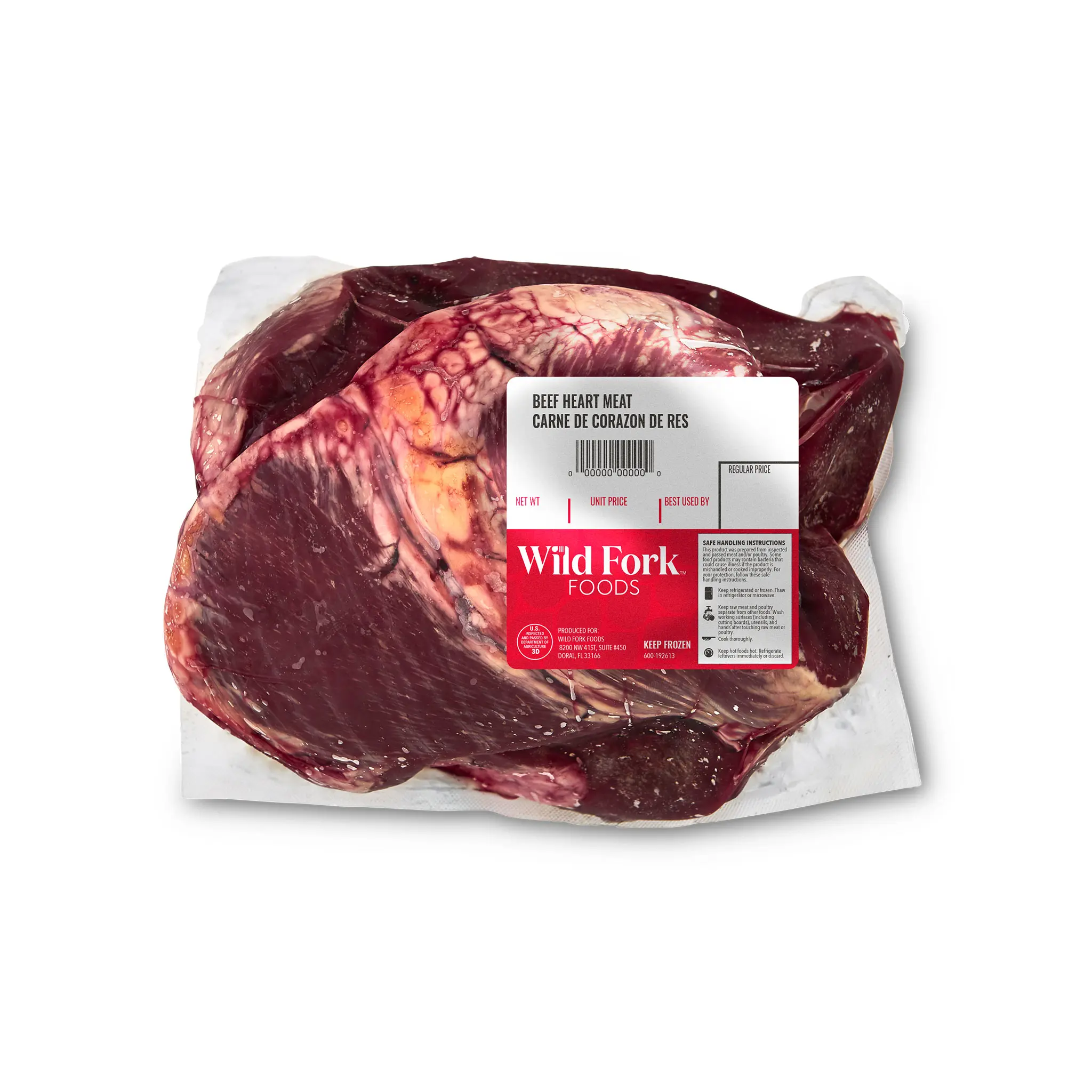 1811 WF PACKAGED Beef Heart BEEF