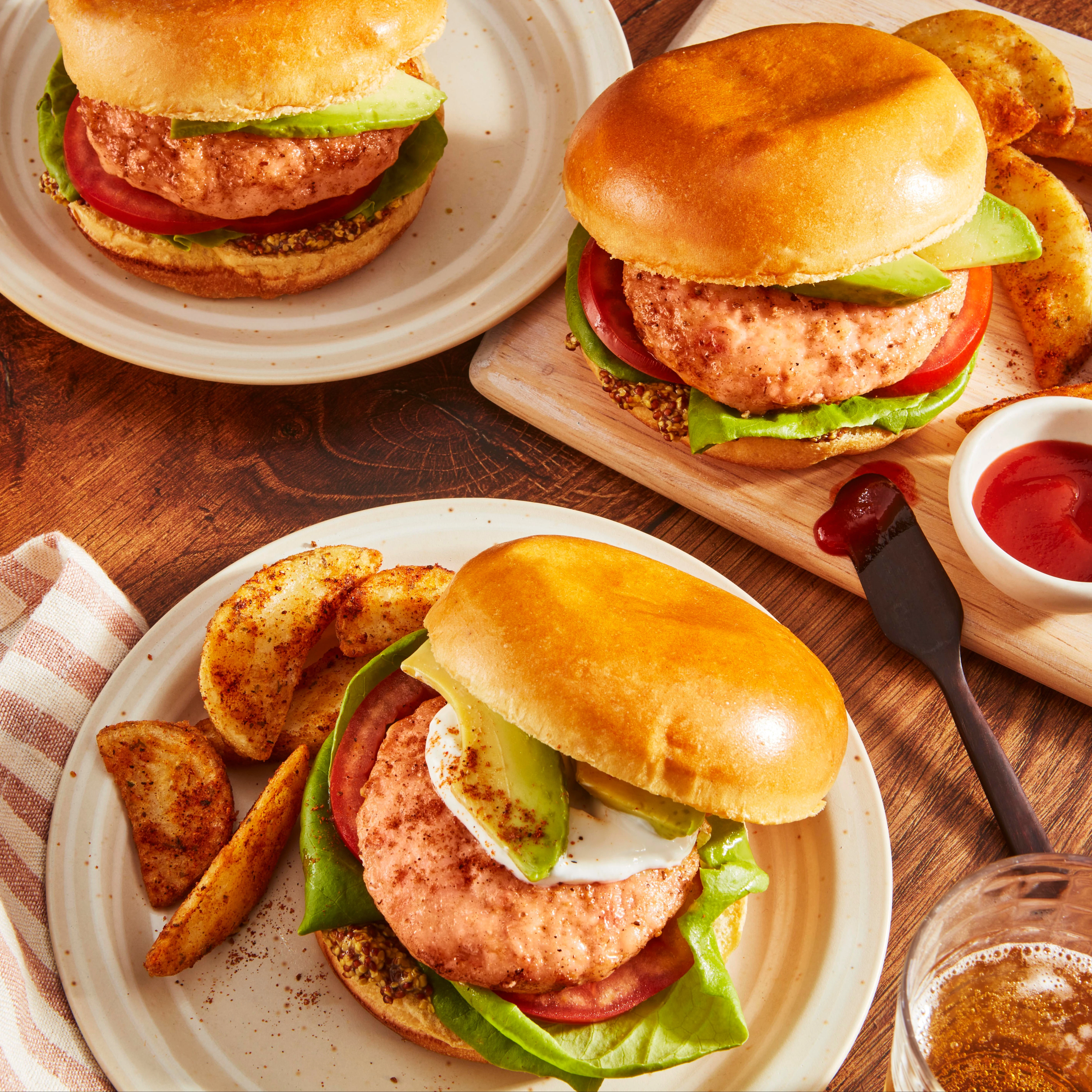 WFC 5218 Seafood ShrimpBurger LS