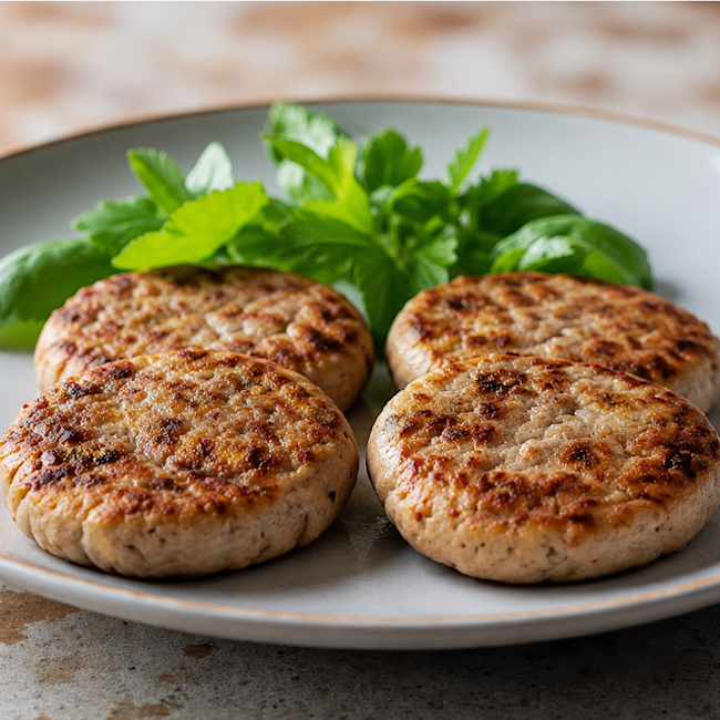 3833 Cooked Pork Breakfast Maple Patties.webp