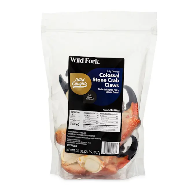 6137 WF PACKAGED Colossal Stone Crab Claws Seafood
