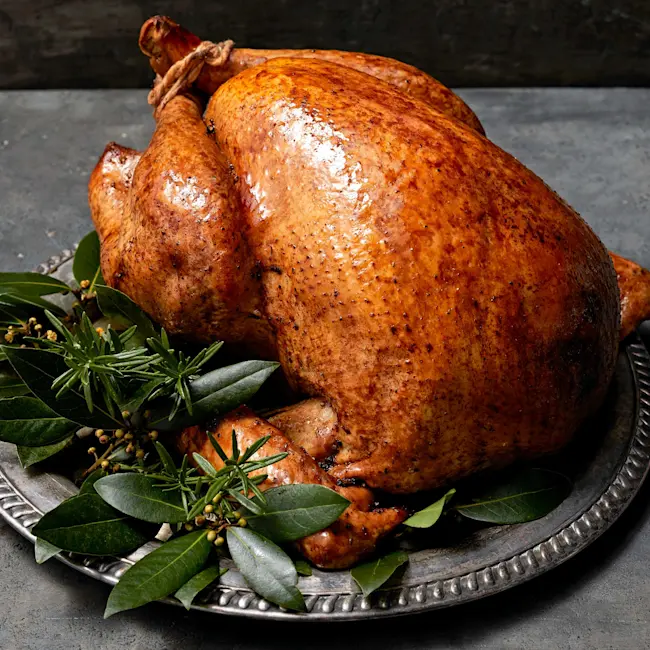 4430 plated whole turkey