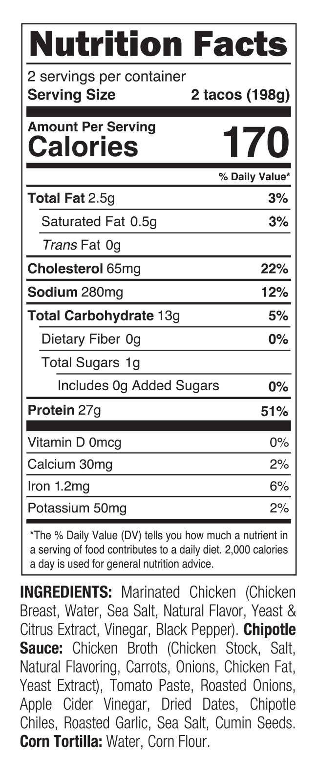 8195 NFT Chipotle Chicken Taco Kit 14oz - Garcia