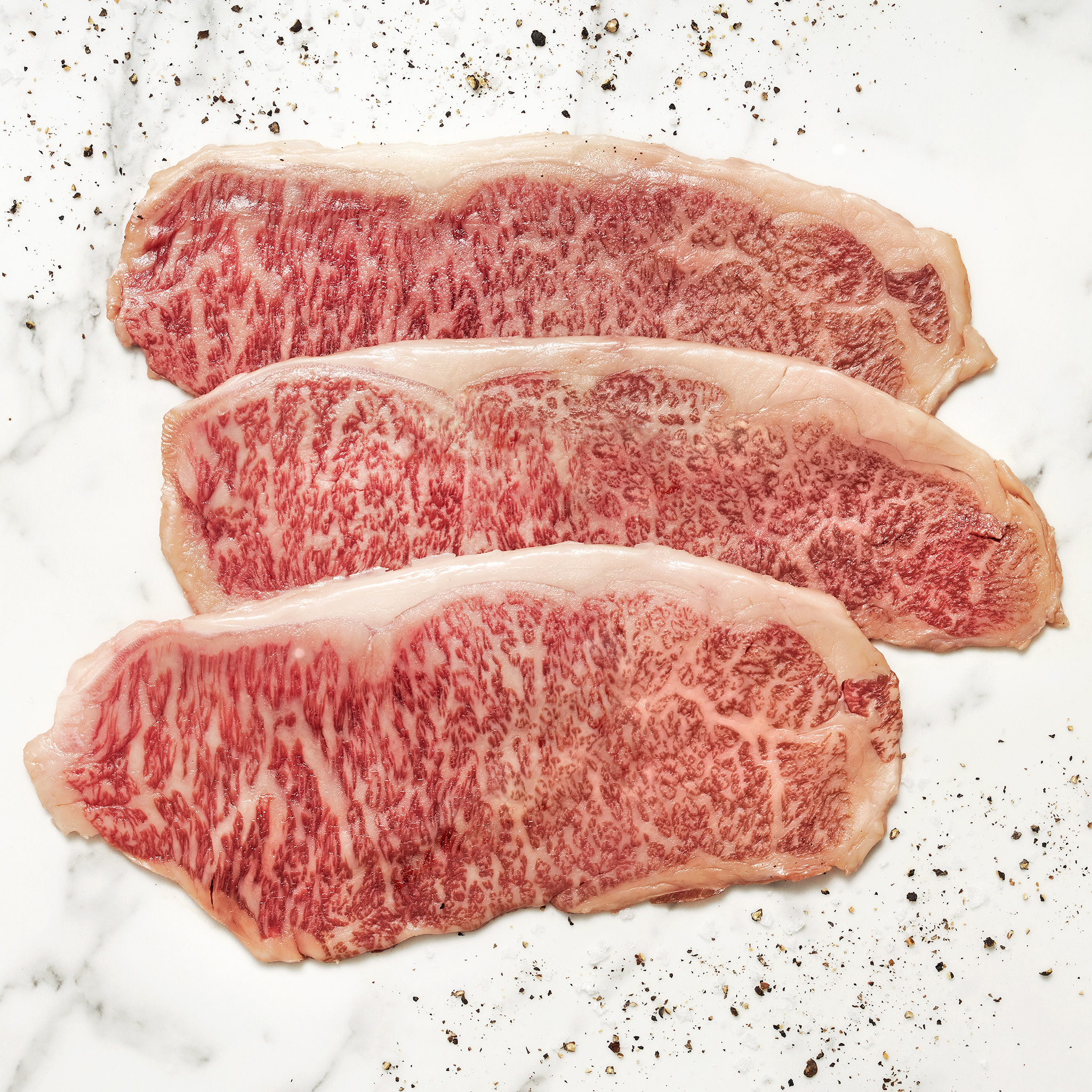 1862 WF RAW A5 Wagyu Beef Thin NY Strip Steak Beef