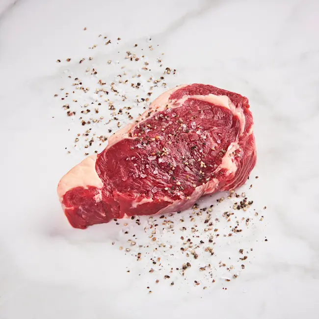 WFC 8206 Bison Steak LipOnRibeye Raw