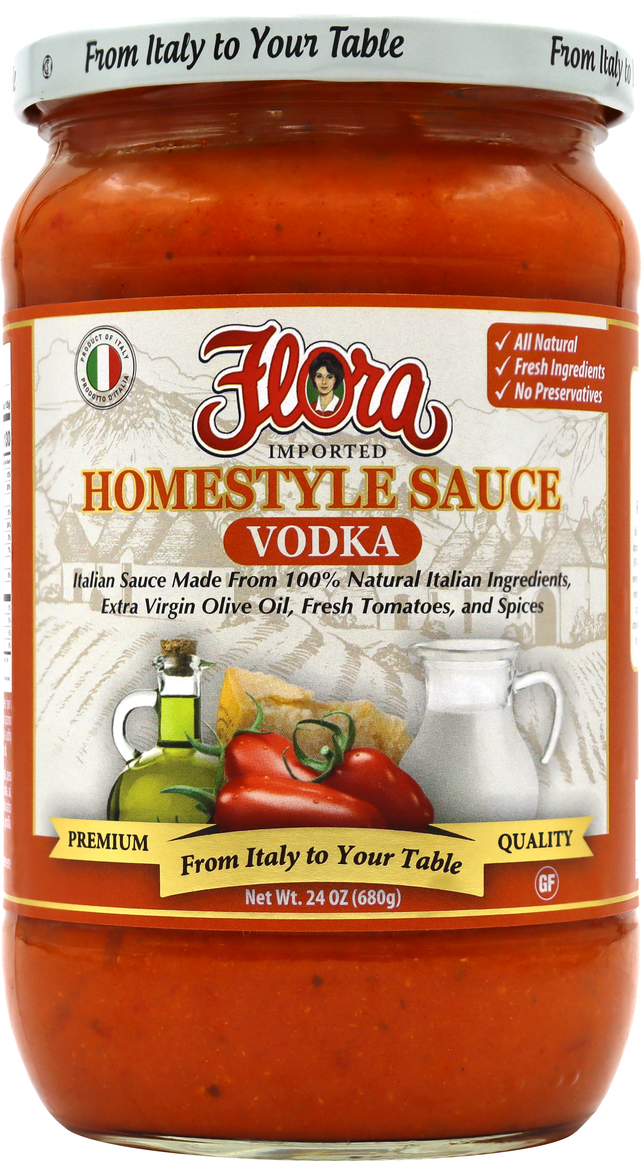 9914 ARTWORK Flora Homestyle Vodka Sauce