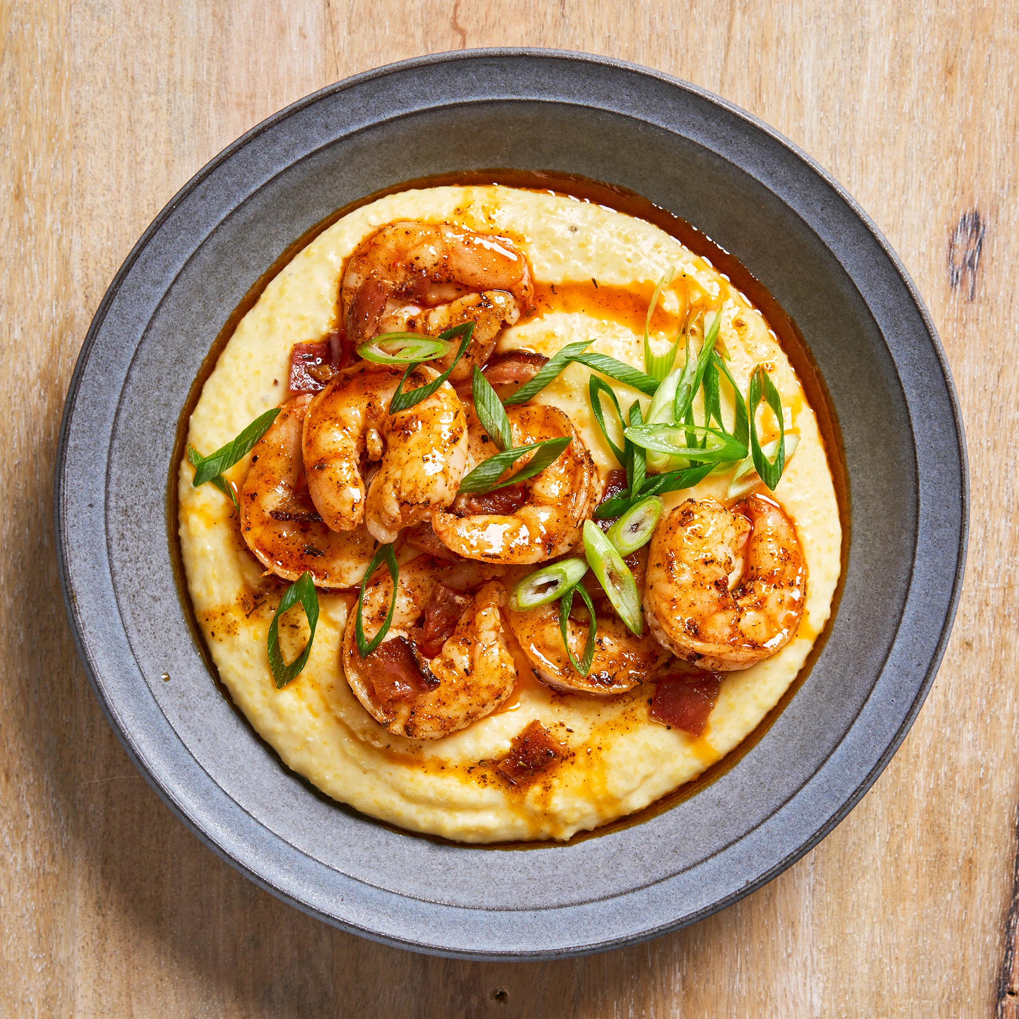 6151 WF PLATED Shrimp Grits Seafood