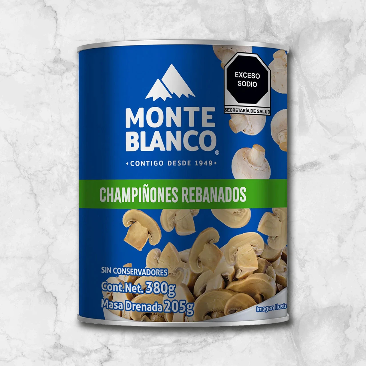 82277 WFMex Packaged CHAMPIÑON REBANADO 380 GR Secos