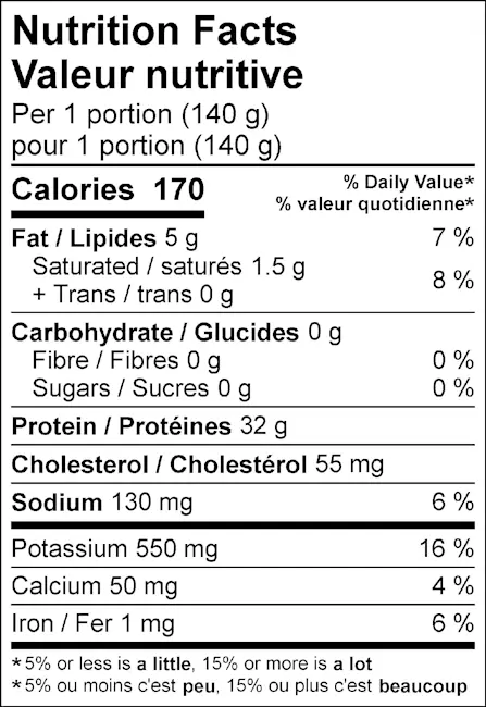 5223 - Keta salmon portion - Skin on - NFT
