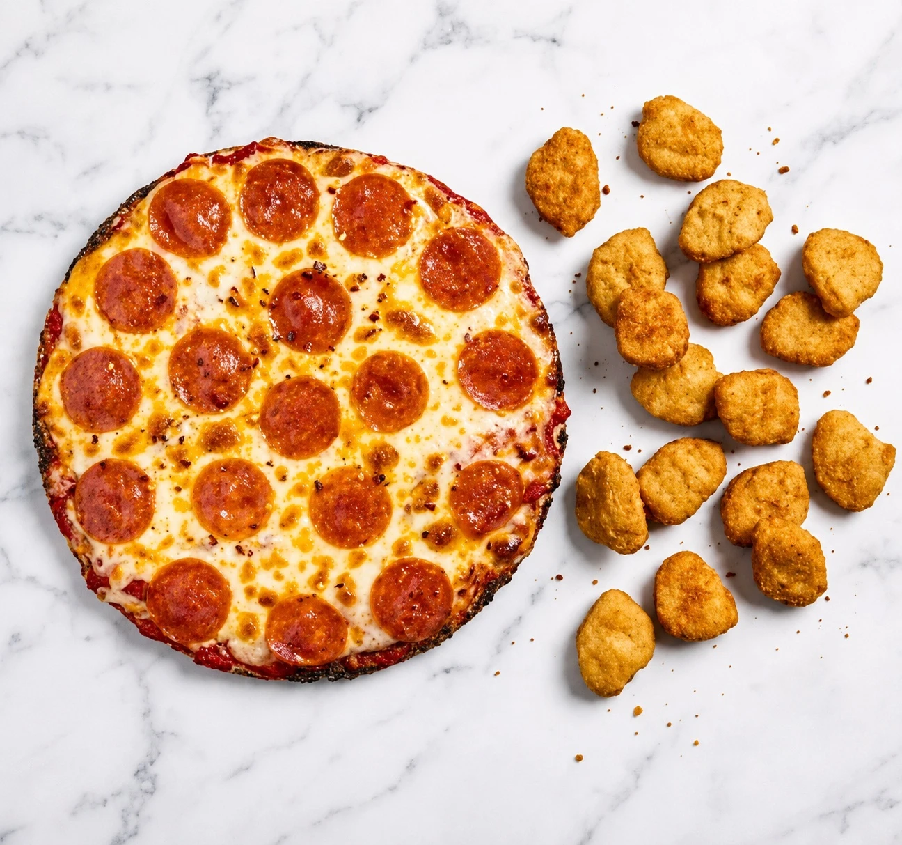 Pizza and Nugs Combo