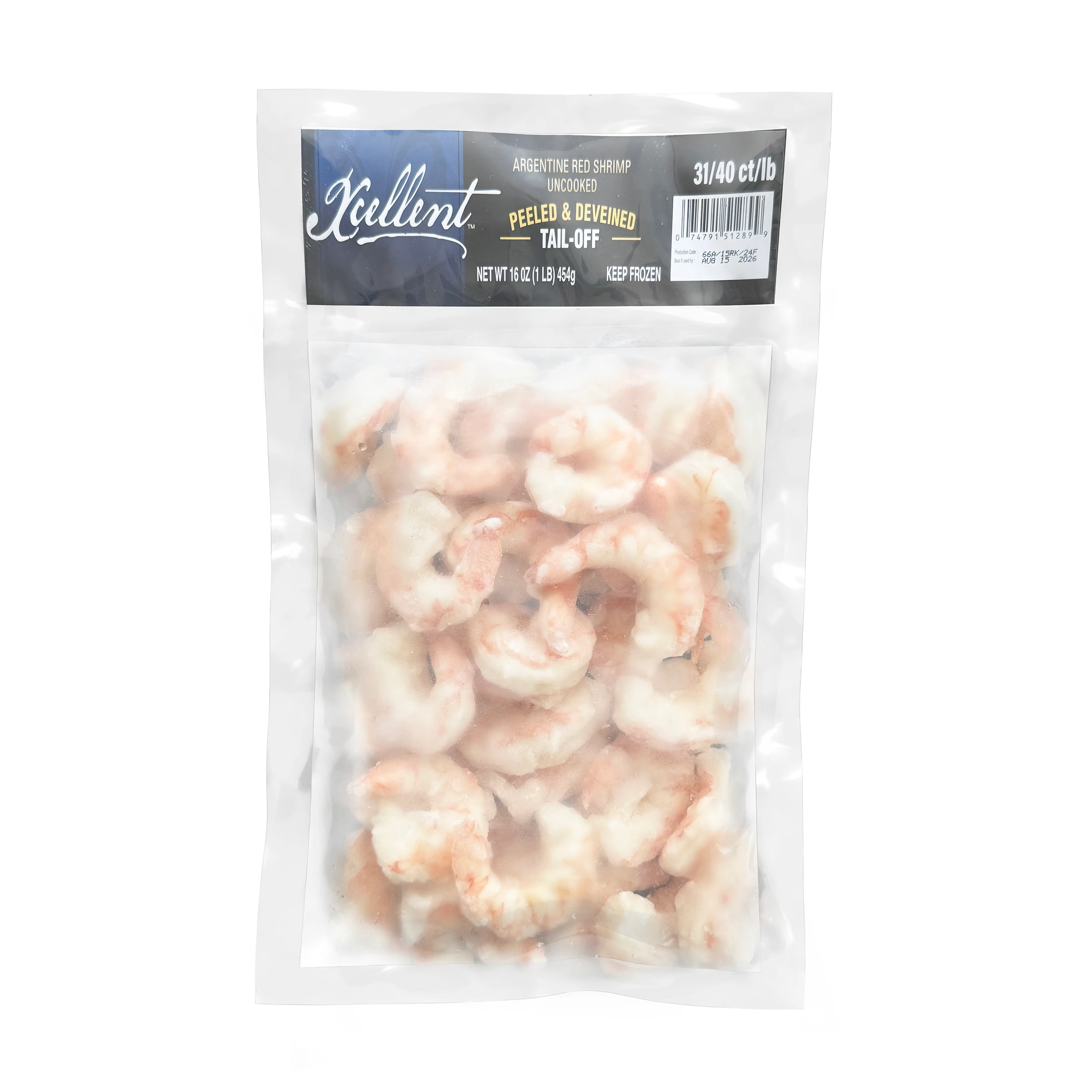 6356 Packaged Argentine Shrimp 31/40 PDTO
