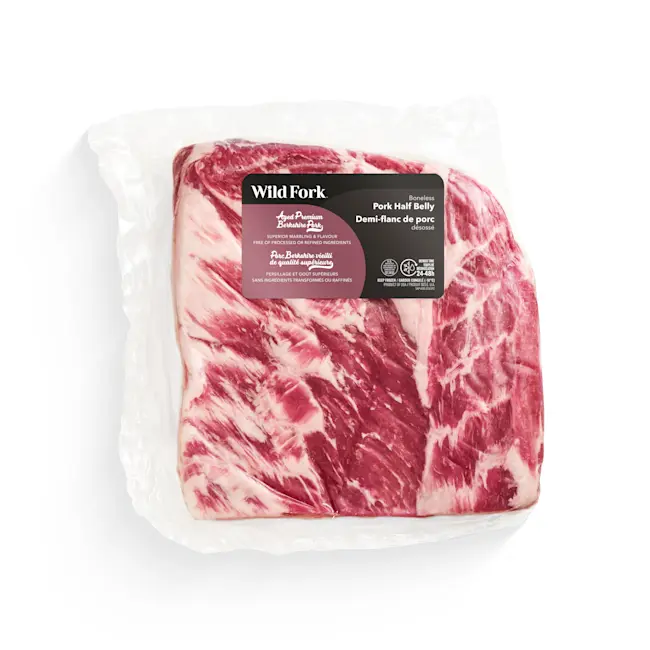 WFC 6800 Pork Belly HalfBerksire Product