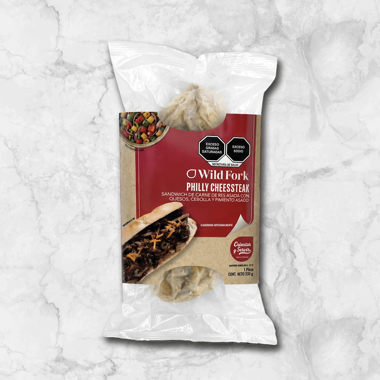 82384 WFMex PAckaged PHILLY CHEESESTEAK Platillos Listos