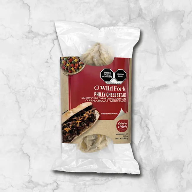 82384 WFMex PAckaged PHILLY CHEESESTEAK Platillos Listos