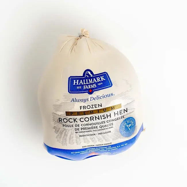 WFC 8203 NB SpecialtyMeat CornishHen Product