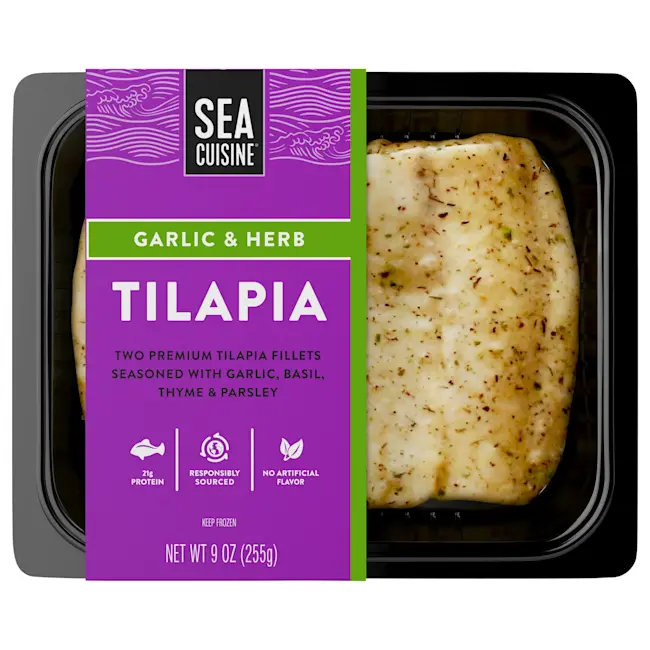 6391 - Garlic & Herb Tilapia - Artwork V1 Front.webp