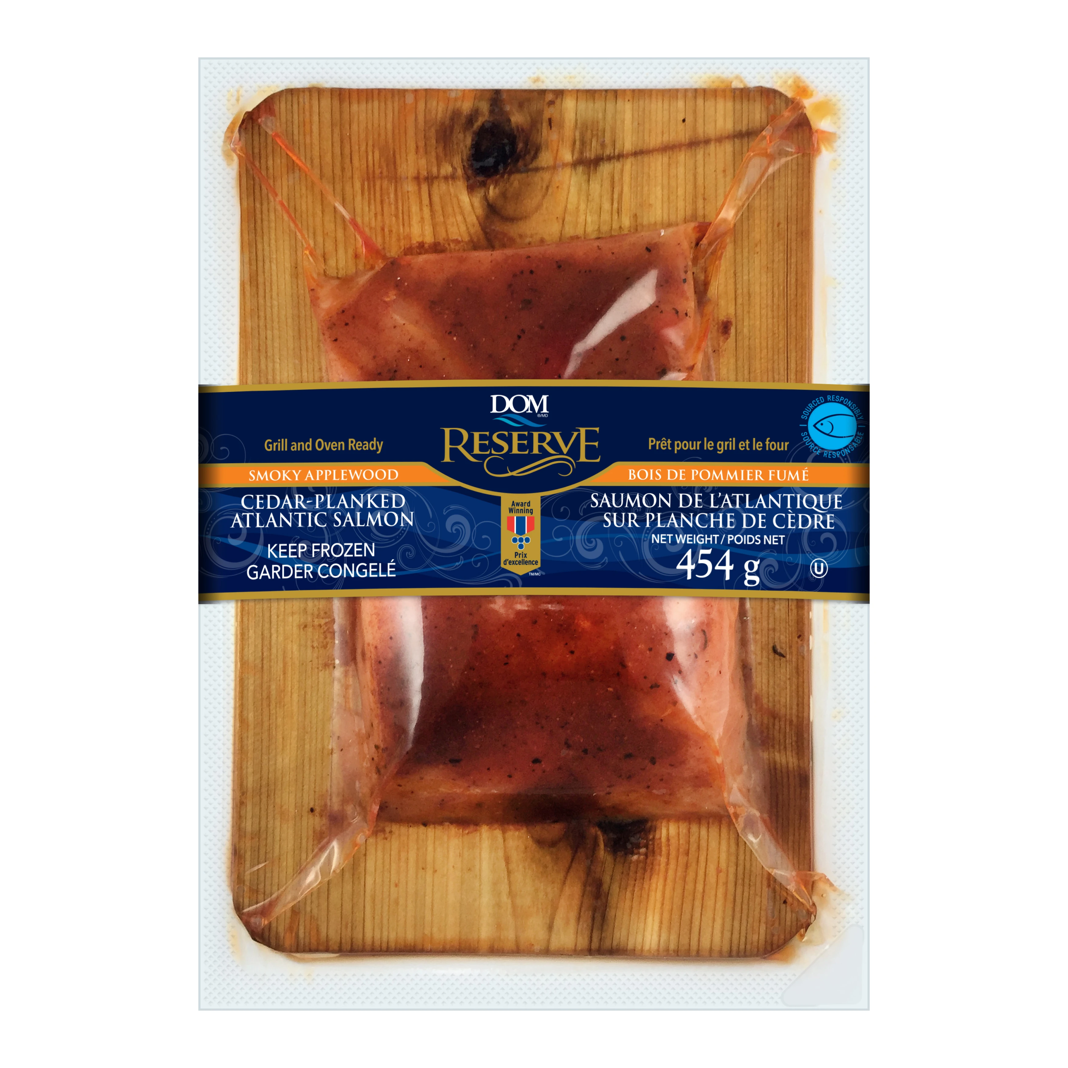 WFC 5158 NB Seafood Salmon CedarPlanked Applewood Product