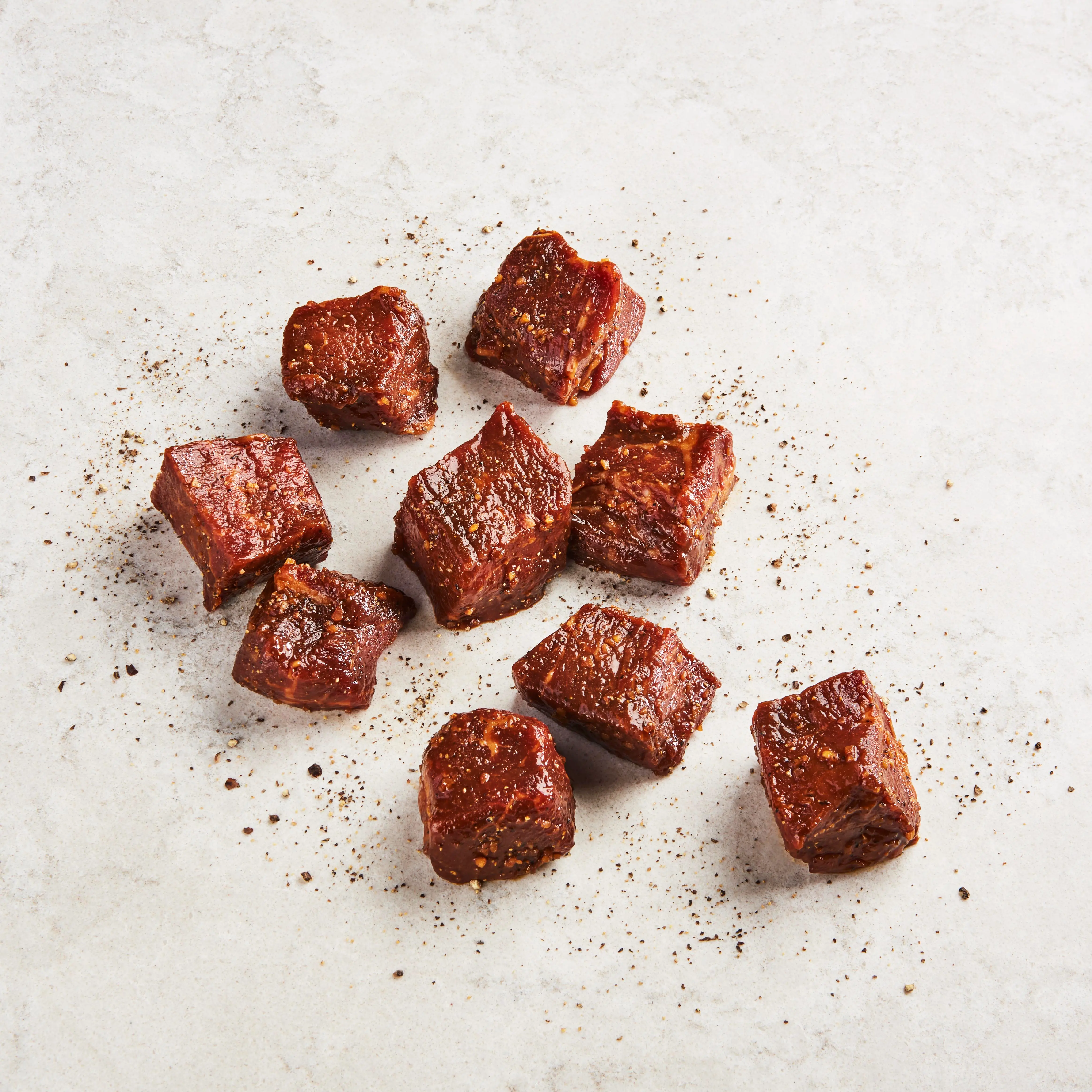 WFC 6006 6226 Beef Steak BitesTeriyaki Raw