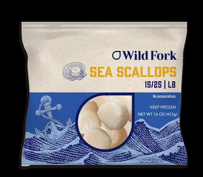6311 PACKAGED 15/25 Sea Scallops