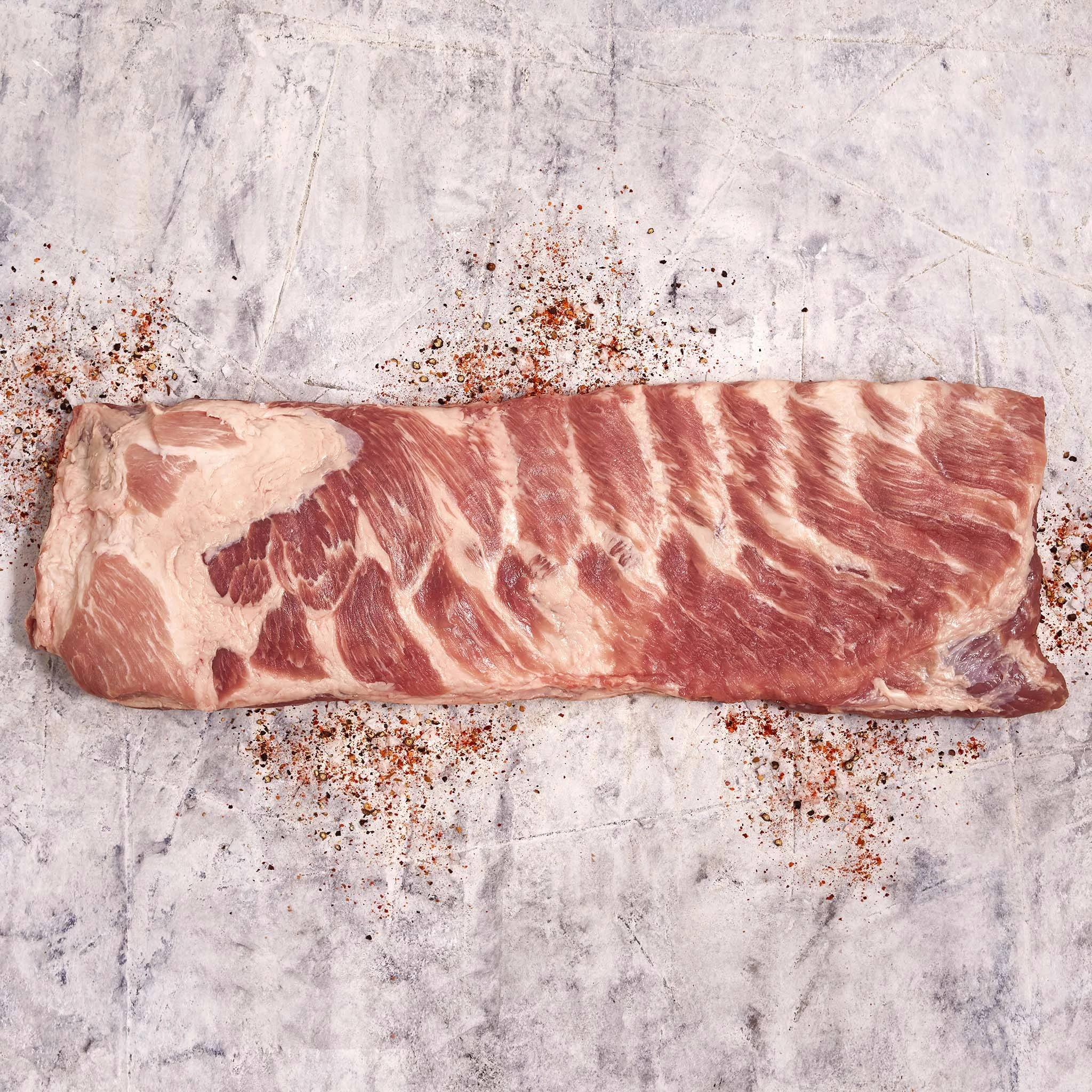 3552 RAW Pork Bone-In St Louis Ribs - CA&MA Only