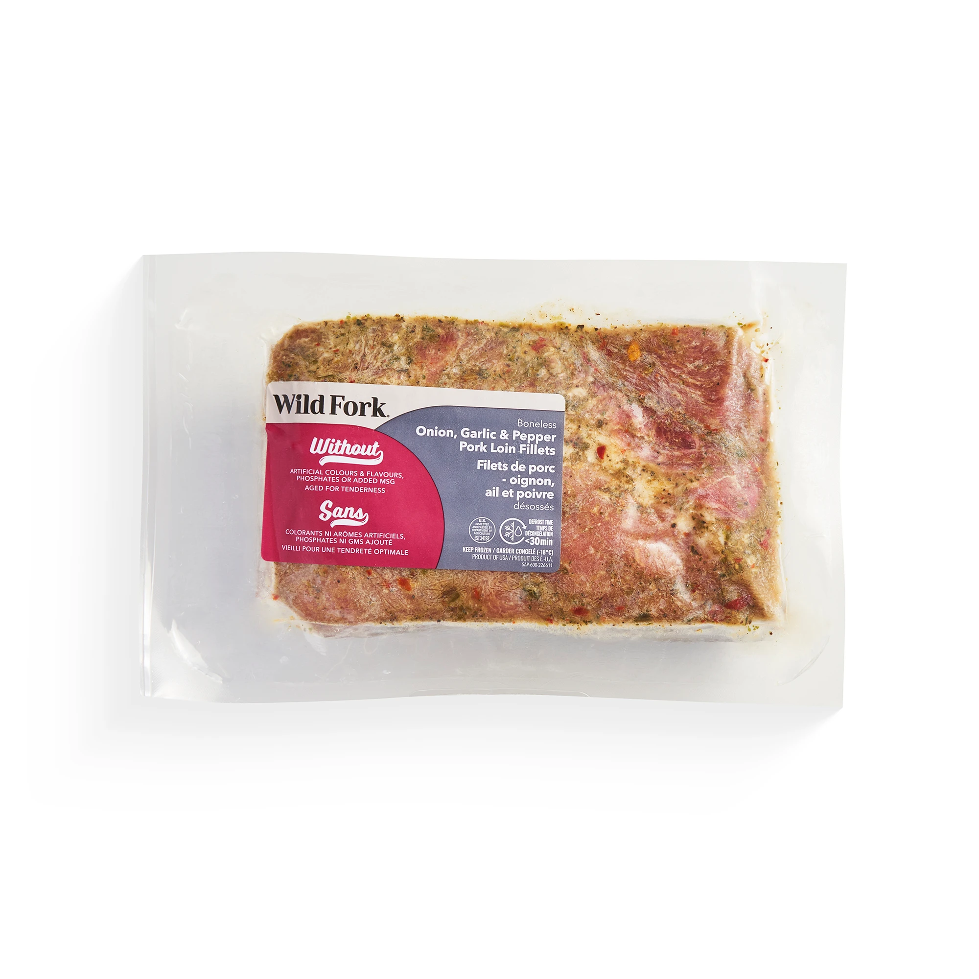 WFC 6930 Pork Fillets LoinOnionGarlicPepper PD