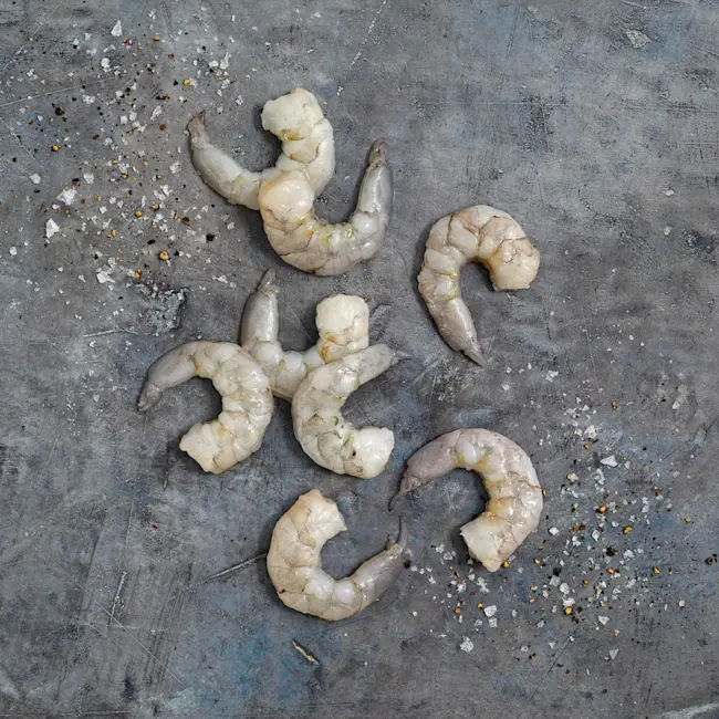 6021 6283 WF Raw Raw Peeled & Deveined Extra Large Shrimp Seafood