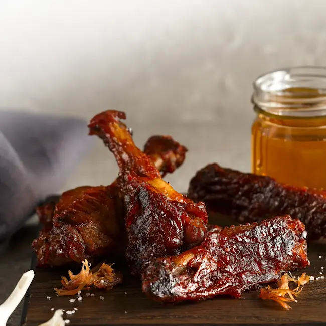 RAW Duck Wings, Honey Gar 550g - Brome Lake