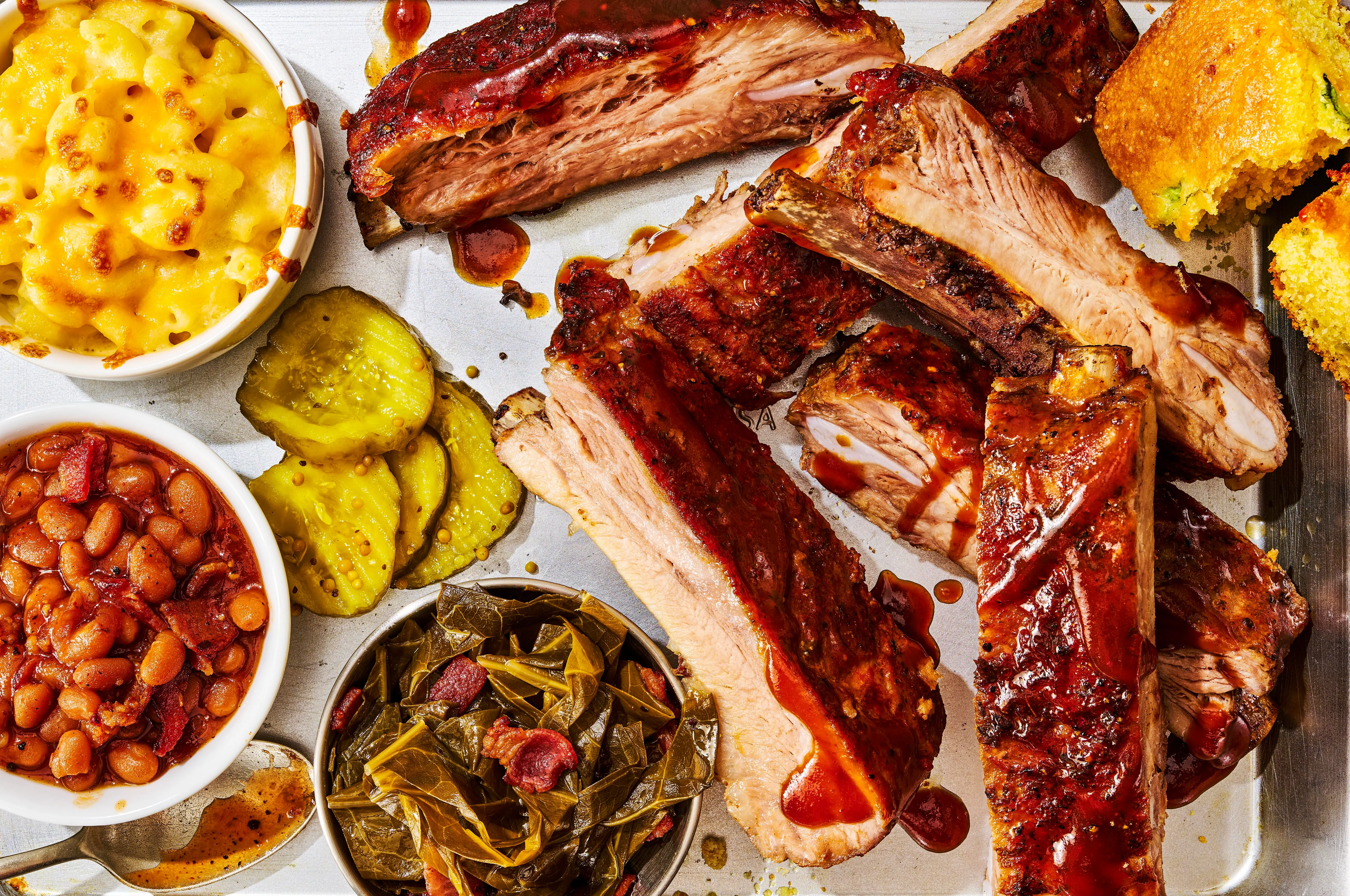 3536 Whiskey Black Pepper St Louis Ribs Cooked 2