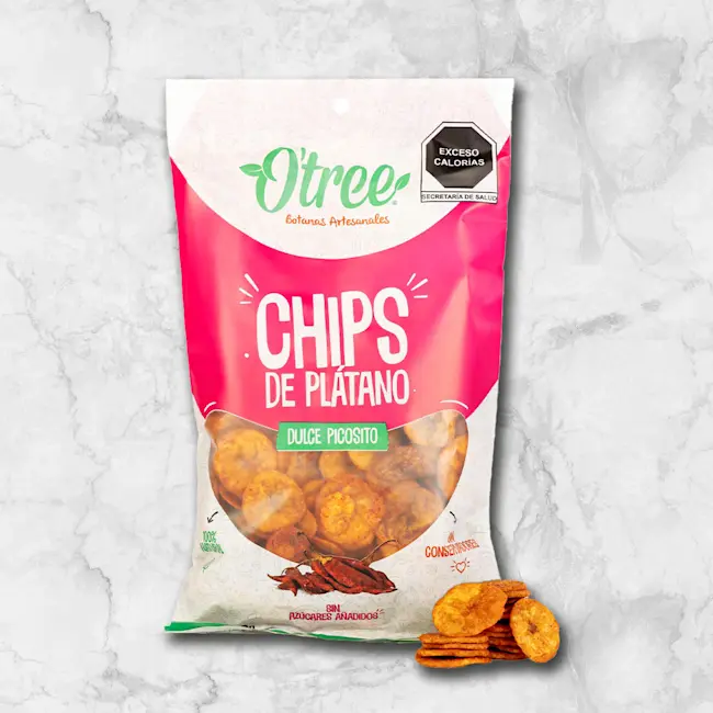 82043 Chips de Platano DULCE PICOSITO INSTENSO