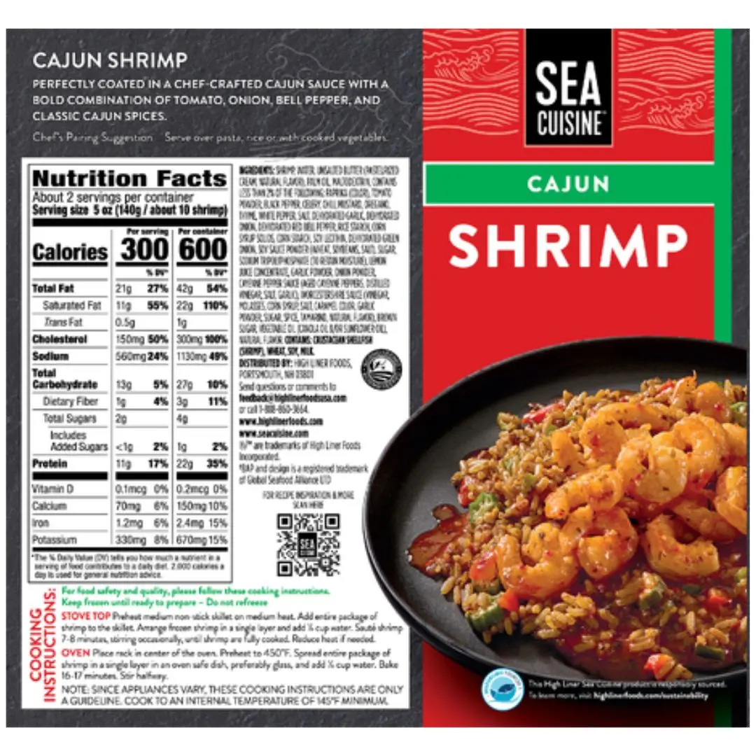 6306 PACKAGED BACK Cajun Shrimp