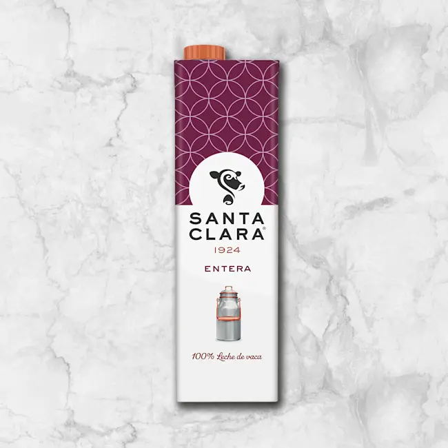 82188 WFMex Packaged LECHE ENTERA SANTA CLARA 1L Abarrotes