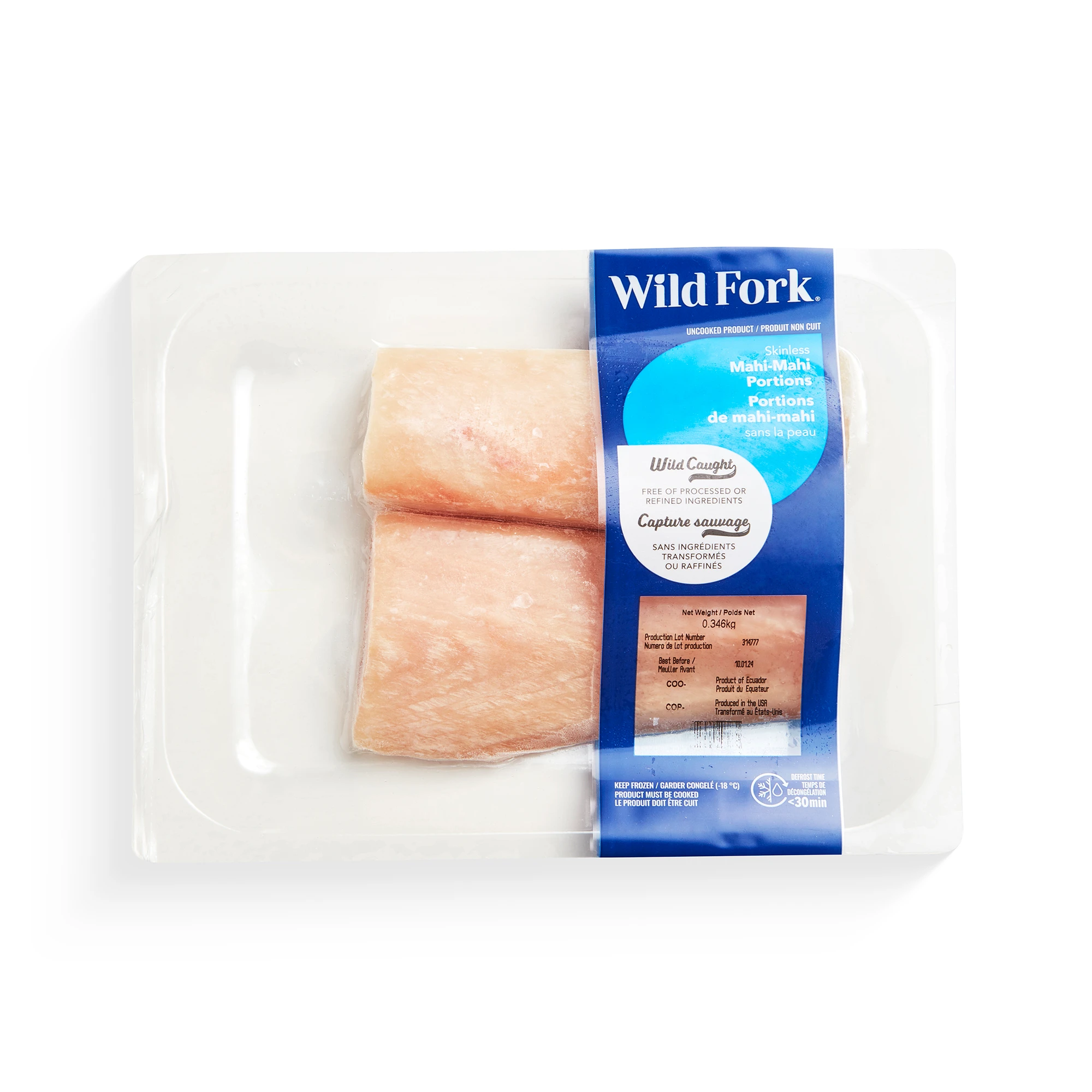 WFC 5044 Seafood MahiMahi Portions Skinless PD