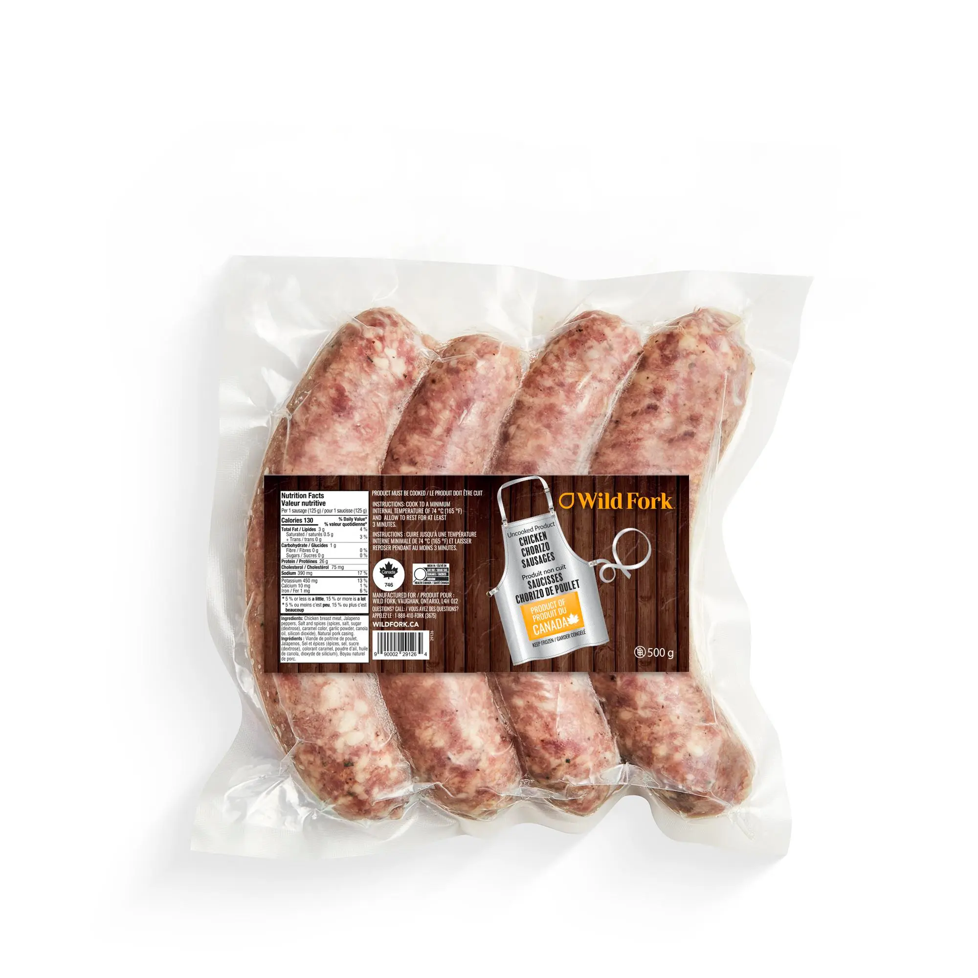 Chicken Chorizo Sausages
