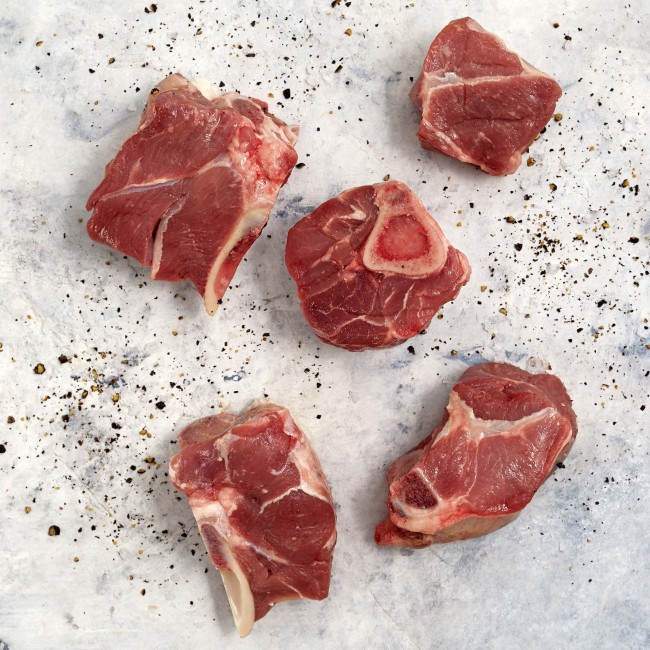 5615 WF RAW Bone-In Goat Cubes Specialty Meats
