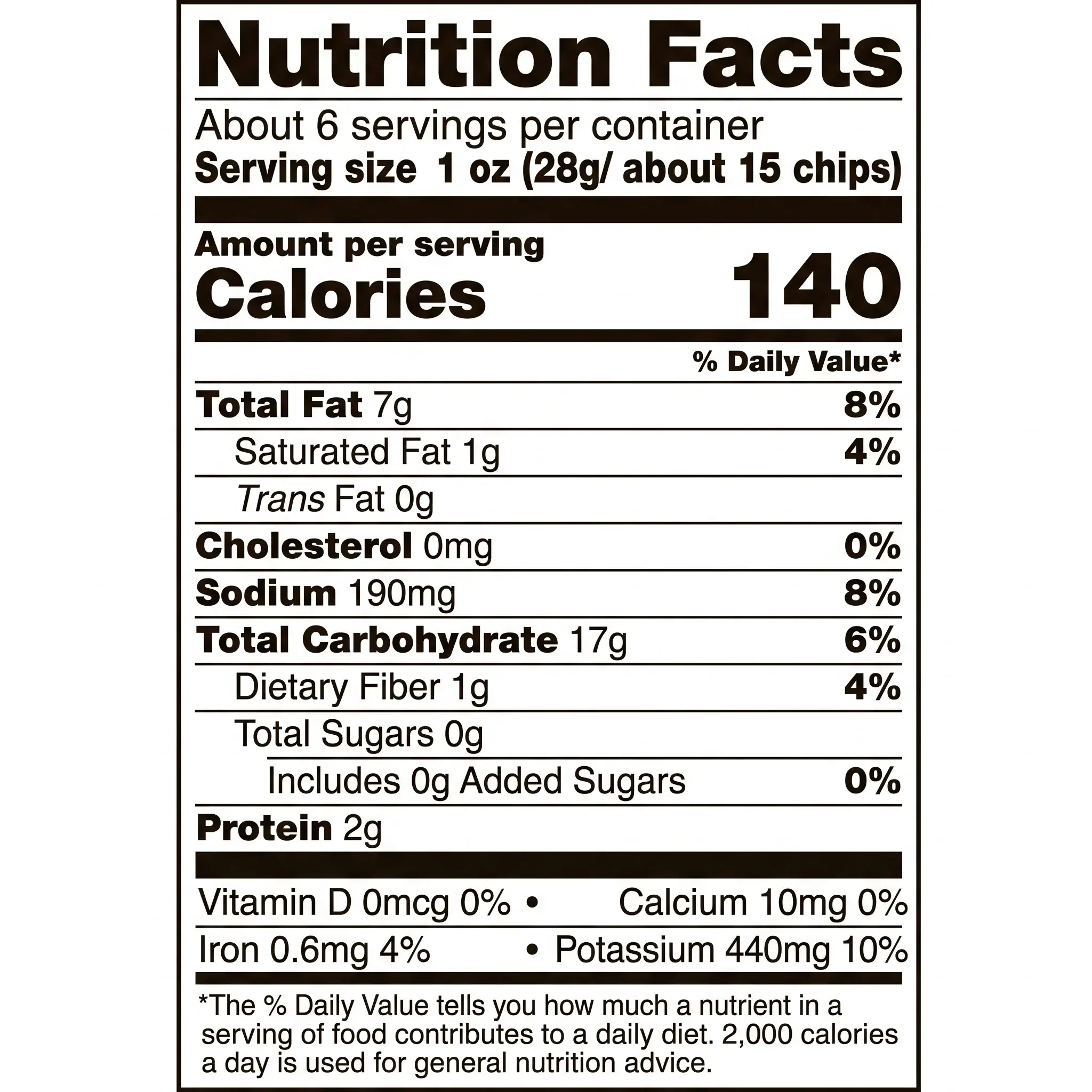 9651 - Siete Chips Potato Ssalt Vnegar - NFT