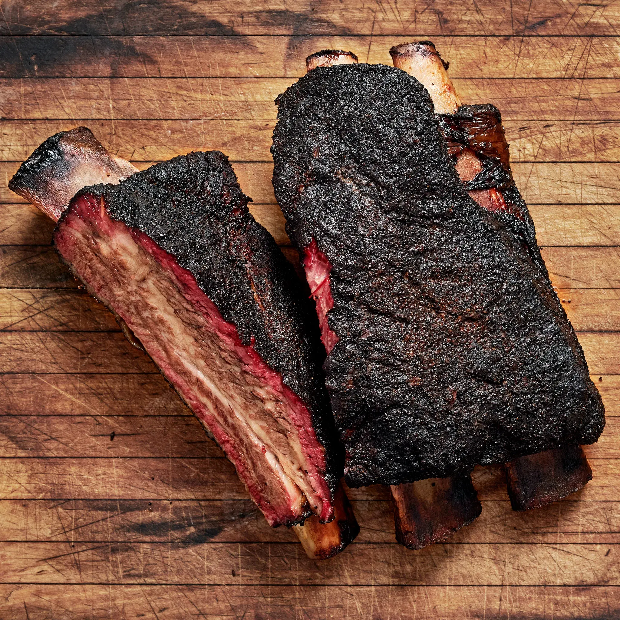 1408 plated USDA Prime Short Plate Ribs Smoker 010