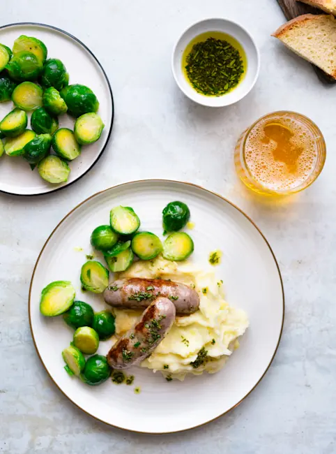 3841 COOKED Pork Sage Sausage Links - Martin's