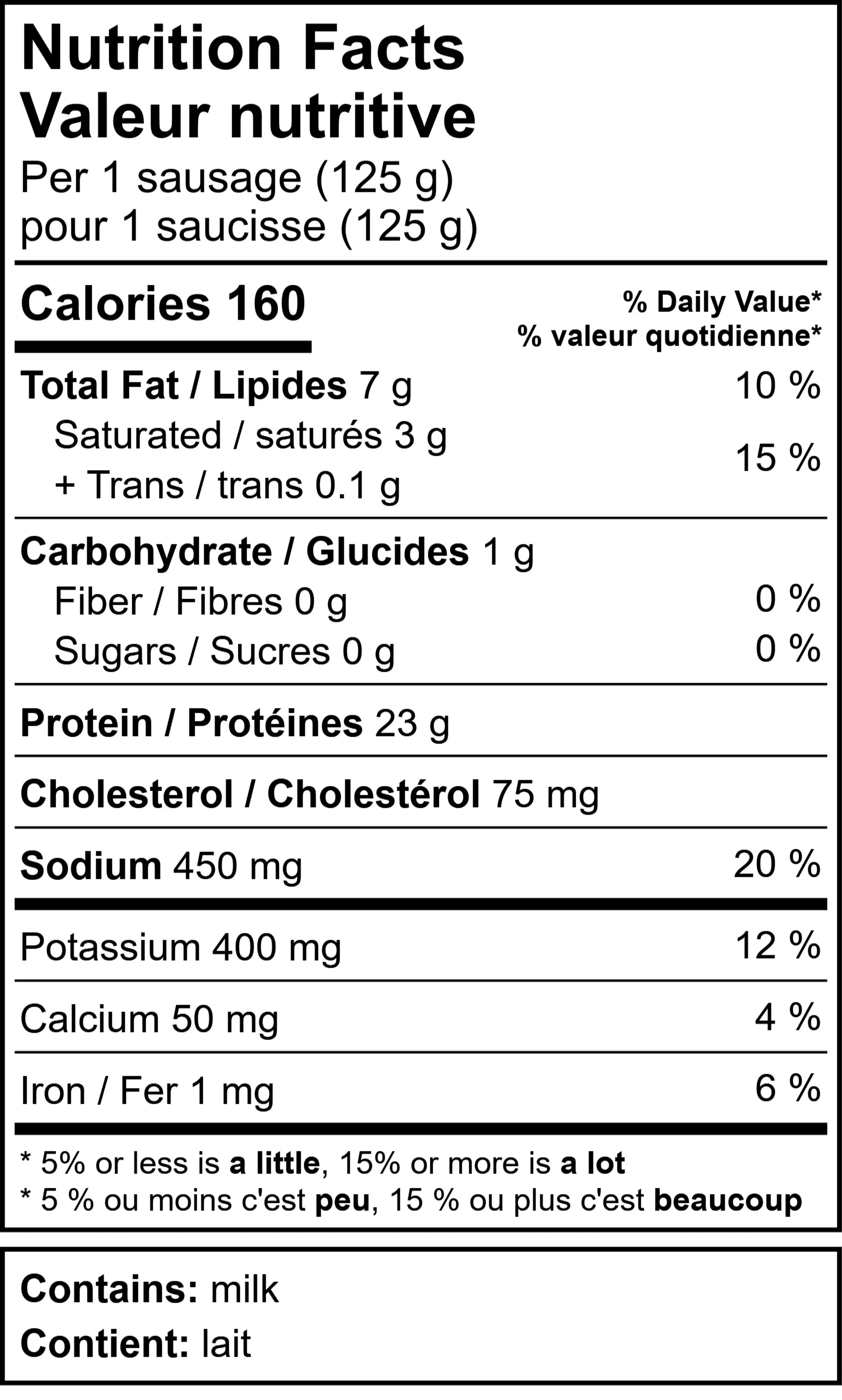 NFT Pork Cheddar Jalapeno Sausages