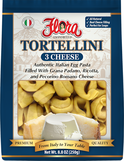 9900 RAW Flora Tortellini 3 Cheese