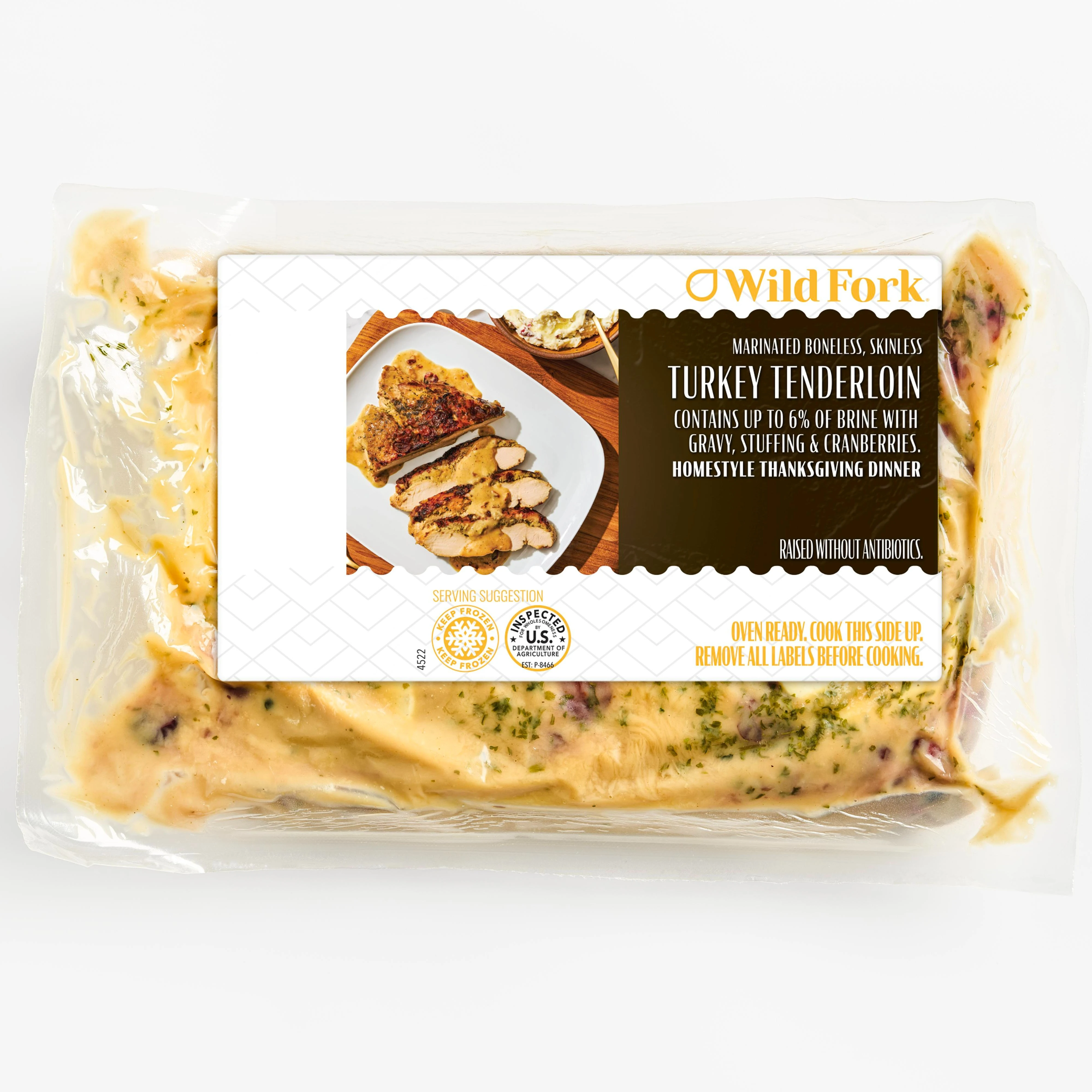 4522 PACKAGING Turkey Tenderloin – Thanksgiving in a Bag