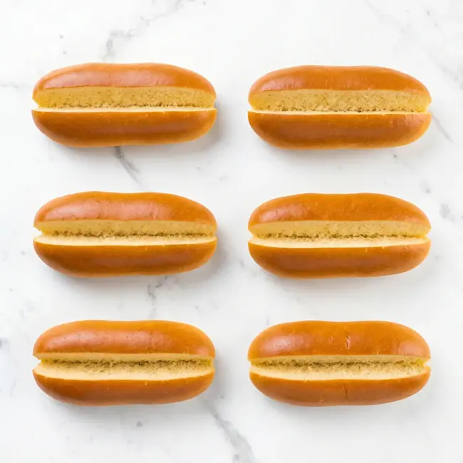 7367 RAW Brioche Hotdog Buns - Brioche Gourmet_v2